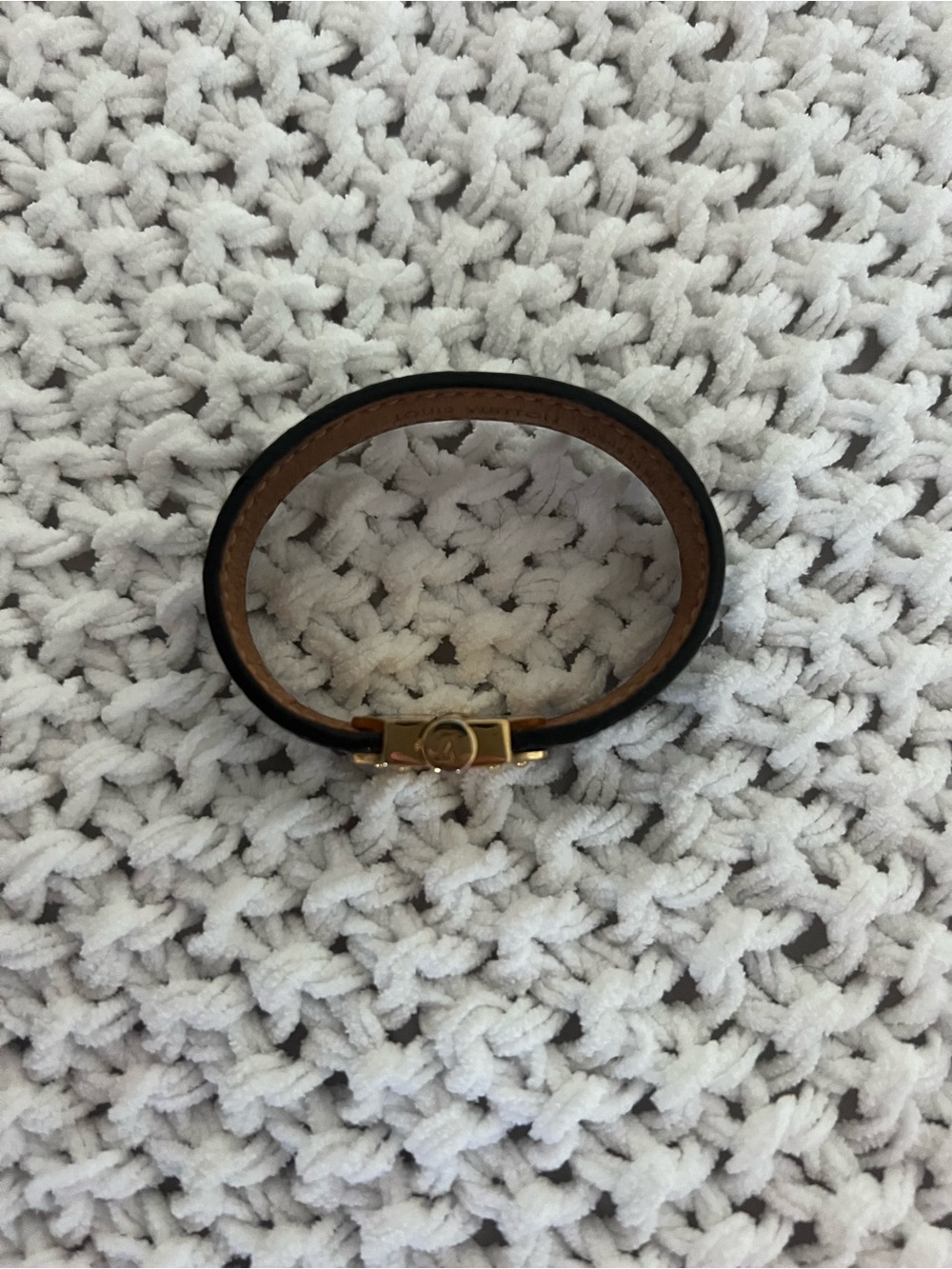 Louis Vuitton Brown Monogram Bracelet with Gold Hardware - Picture 2 of 5